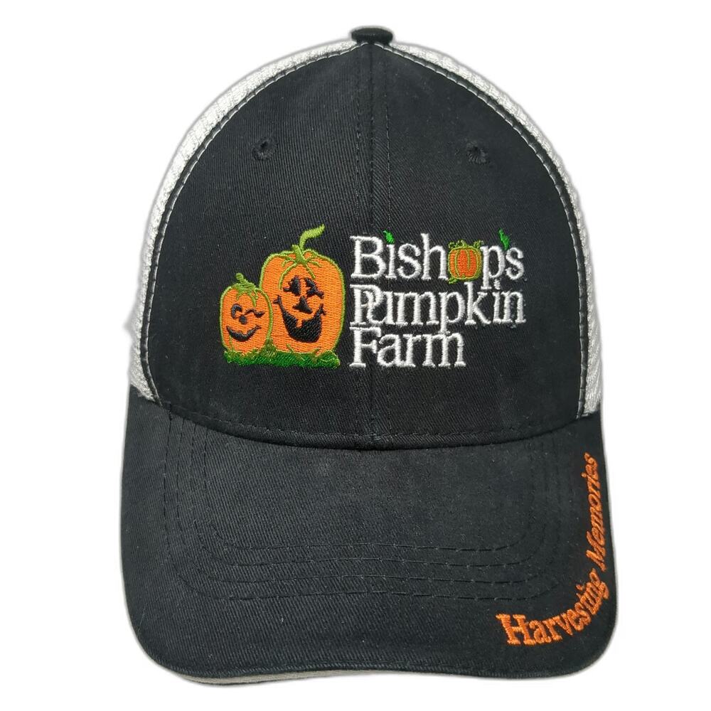 Crown Baseball Cap Black One Size Bishops Pumpkin Farm Harvesting Memories Hat